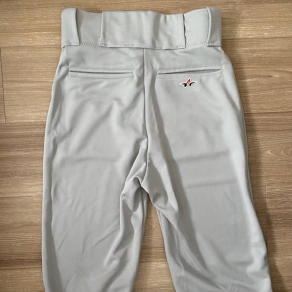 ALLESON ATHLETIC BOYS BASEBALL ELASTIC WAIST BUTTON PANTS - Picture 2 of 3